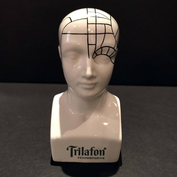 Vintage (1970's) **RARE** Schering Trilafon Pharmaceutical Medical Bust Head