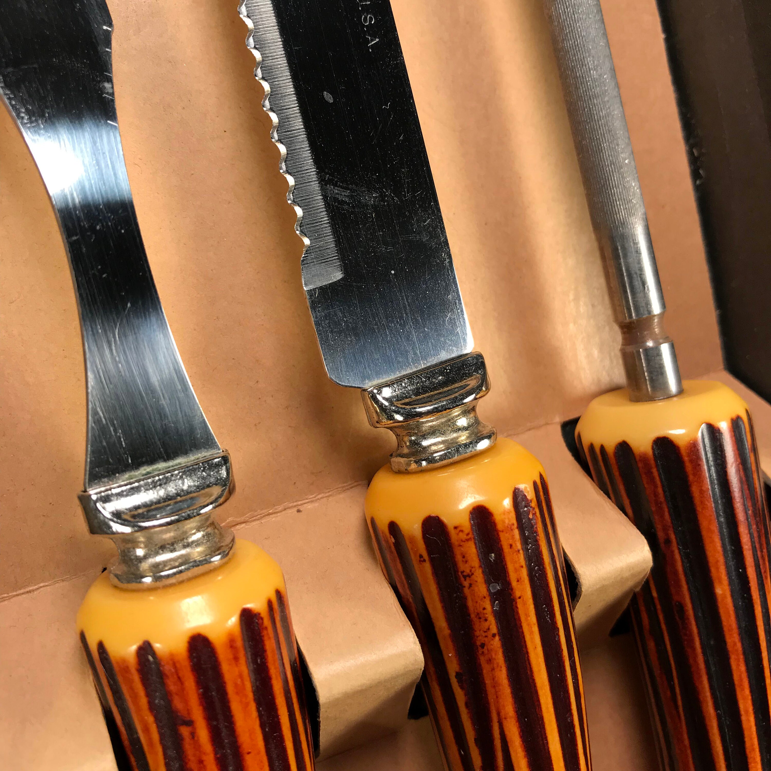 Vintage 1950's Lifetime Sheffield Carving Set 3piece Etsy