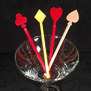 Vintage (1960&#39;s) Beacon Sportstir Cocktail Stirrers / Swizzle Sticks NEW (Set of 8) **FREE SHIPPING**
