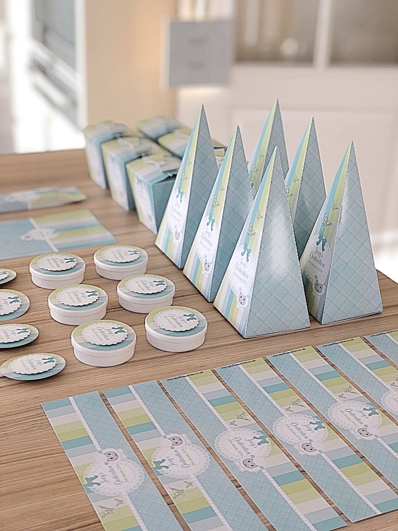 5x Baptism Christening Dedication Holy Communion Party Favour Boxes