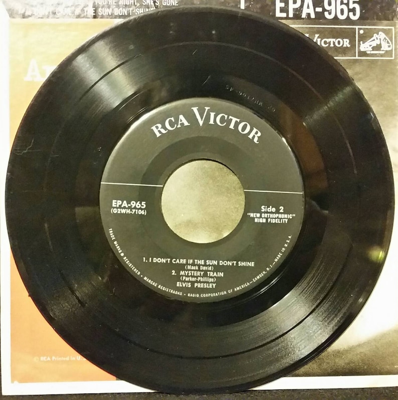 RCA Victor 1956 Elvis Presley EPA 965 Any Way You Want Me 45 Rpm Vinyl ...