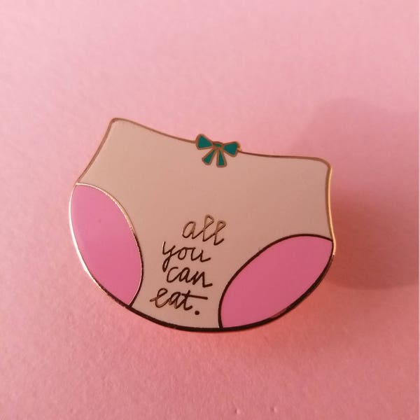 All You can Eat Sex Positive Enamel Pin