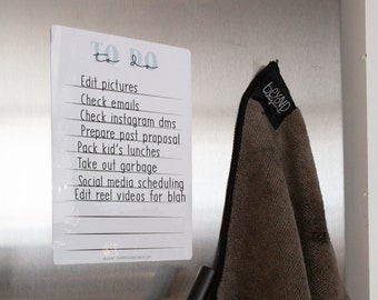 Magnetic To Do List Whiteboard | Family Fridge Planner