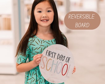 Reversible First & Last Day School Board | Photo Prop