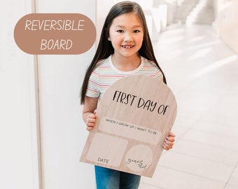 Reversible First & Last Day School Board | Photo Prop