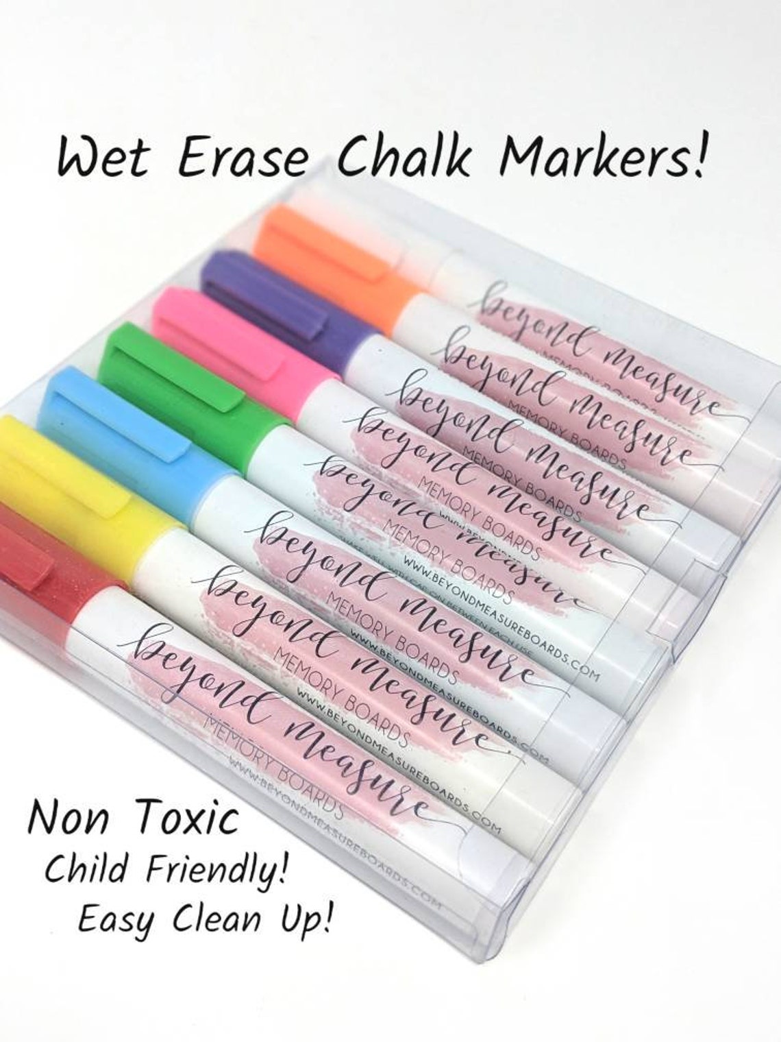 Metallic Chalk Markers Erasable Chalk Markers No Mess Etsy