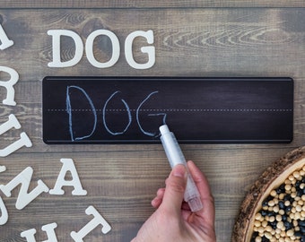 Name & Letter Practice Mini Mat | Reversible | Chalk Marker and Crayon Included