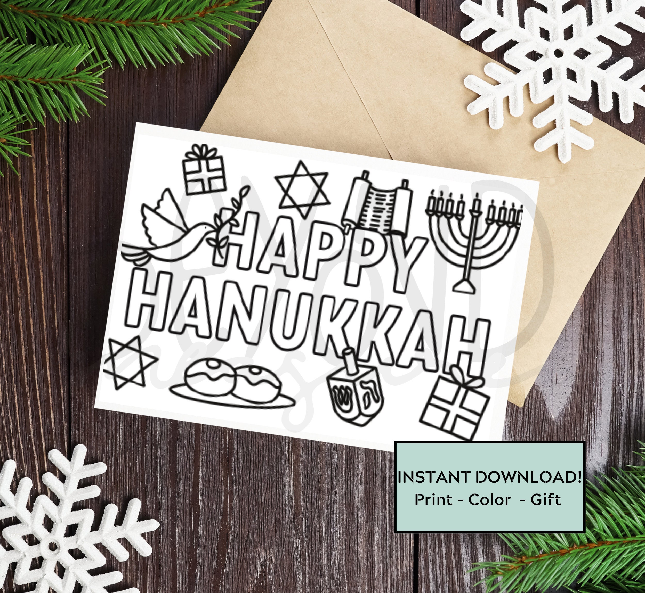 New Free Printable Magnetic Paper Dolls for Hanukkah • Paper Thin