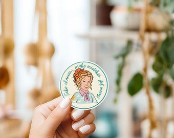 Take Chances | Motivational Sticker | Water Resistant Sticker