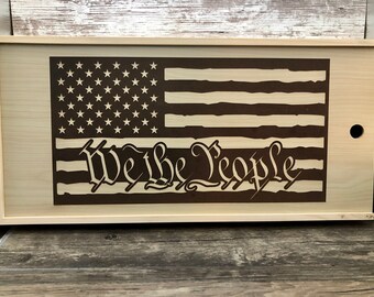 BBQ Grill Set - We The People Flag