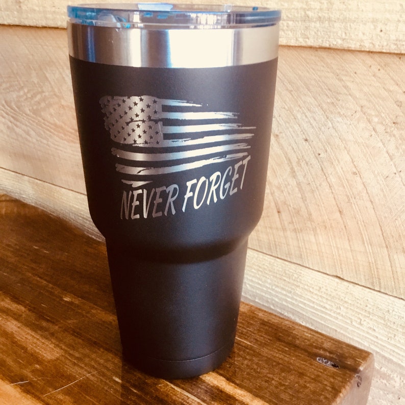 LEO Hot For 6 H Vacuum Sealed Insulated EMS Veteran Cold For 24 Hours Fire Fighter Double Wall Tumbler Never Forget