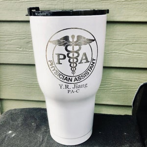 Physician Assistant RTIC Powder Coated Tumbler Similar to Yeti Rambler image 3