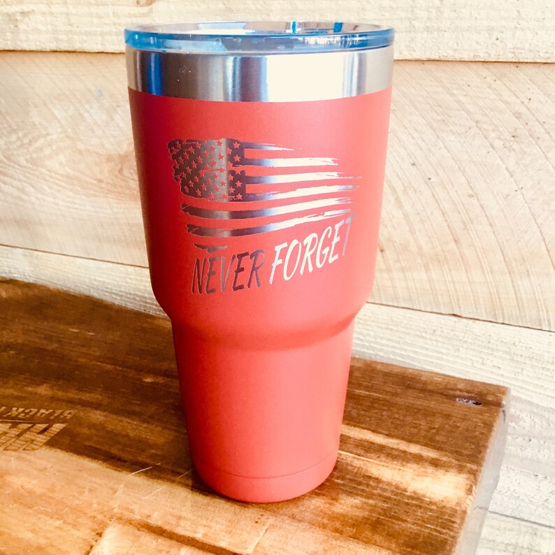 LEO Hot For 6 H Vacuum Sealed Insulated EMS Veteran Cold For 24 Hours Fire Fighter Double Wall Tumbler Never Forget