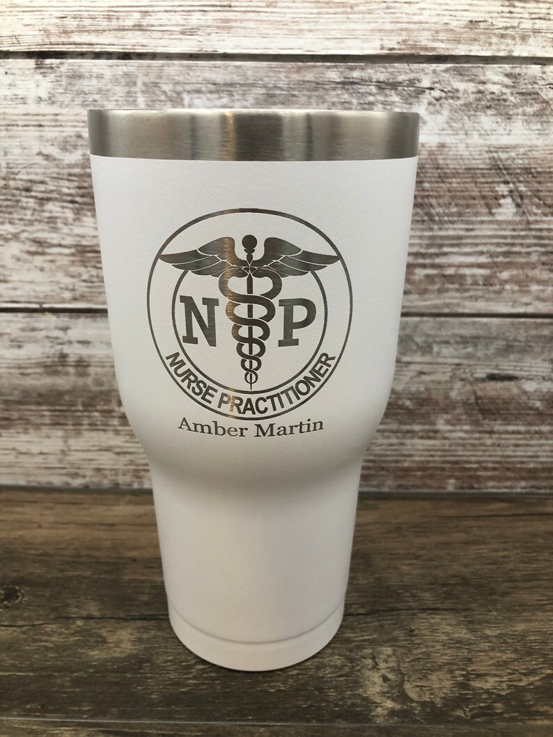 Nurse Practitioner RTIC Powder Coated Tumbler Similar to Yeti Rambler image 3