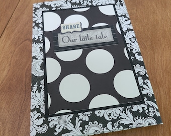 Handmade Mini Album Scrapbook - Envelope Album - Our Little Tale Wedding