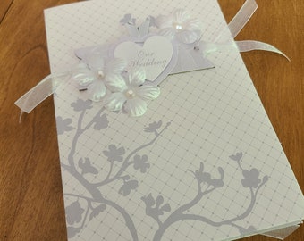 Handmade Mini Album Scrapbook - Envelope Album - Our Little Tale Wedding