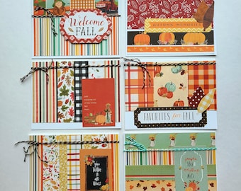 Fall Favorites - All Occasion Autumn Greeting Card Stationery Set