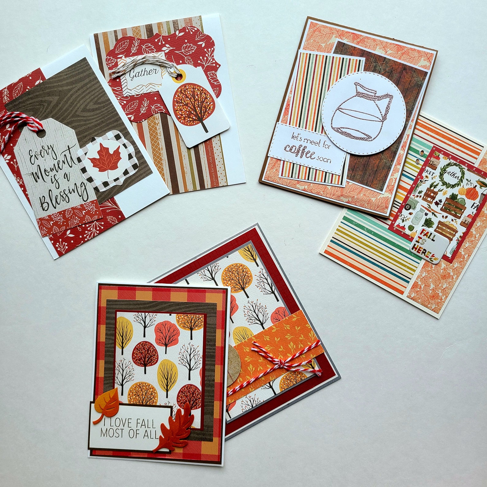 Fall is Here - All Occasion Autumn Greeting Card Stationery Set - Etsy