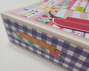 Handmade Mini Album Scrapbook - Ready for Photos - Just Another Day in Paradise