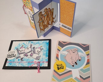 Party Animal DIY Card Kit: Art Impressions Set of 3