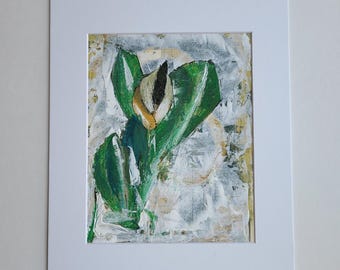 Native Flora - Mixed Media Monotypes