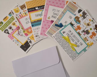 Paw-sitive Cat All Occasion Greeting Card Set