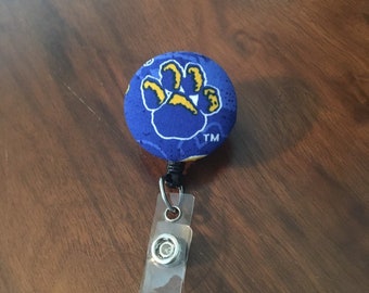 Pitt ID badge holder, university of Pittsburgh badge reel, new Pitt colors, medical badge holder, gift giver