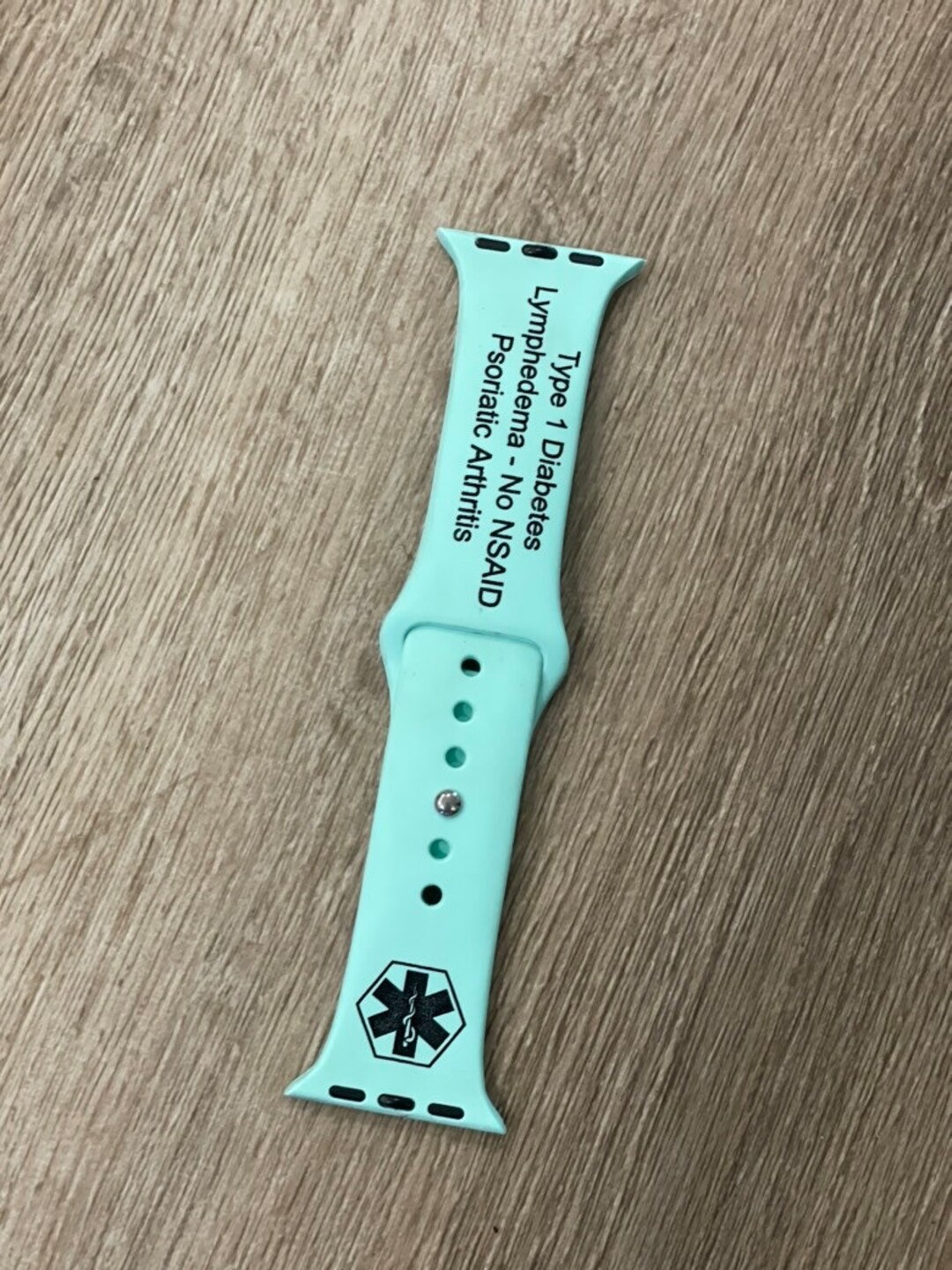 Personalized Medical Alert Watch Band Compatible With Apple Etsy