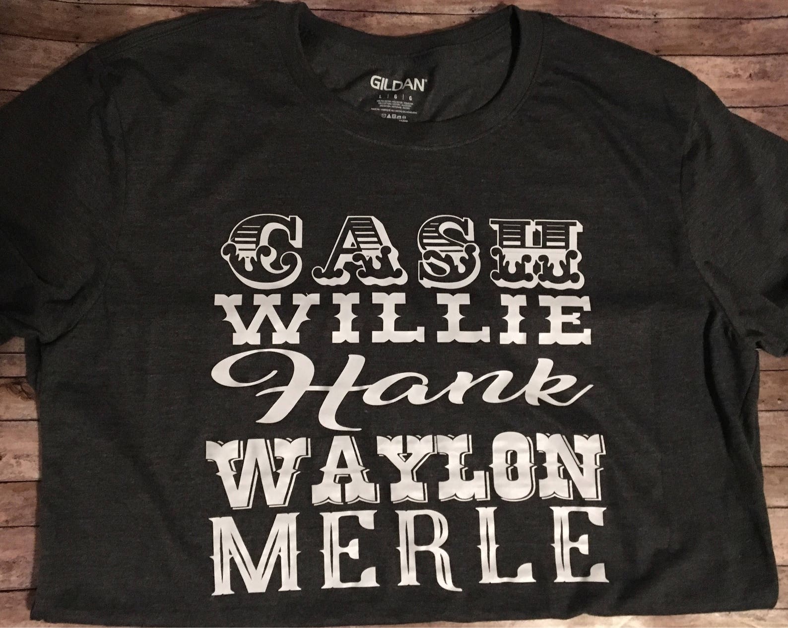 Cash T-shirt Cash Willie Hank Waylon Merle Country - Etsy