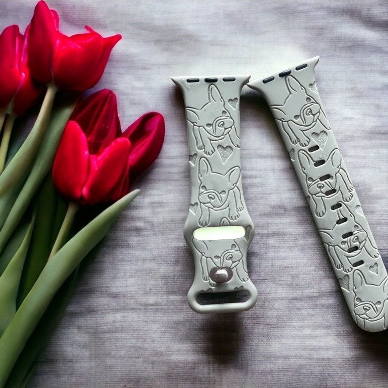 Frenchie apple watch band clearance