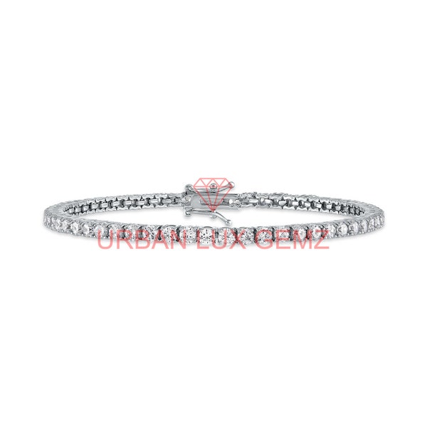 Stainless Steel Tennis Bracelet 3mm Anti Tarnish