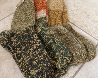 Calcetines tejidos a mano/calcetines para niños/acrílicos