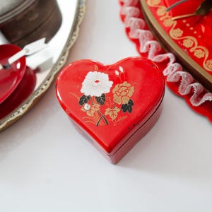 Vintage Heart Box- Trinket Box