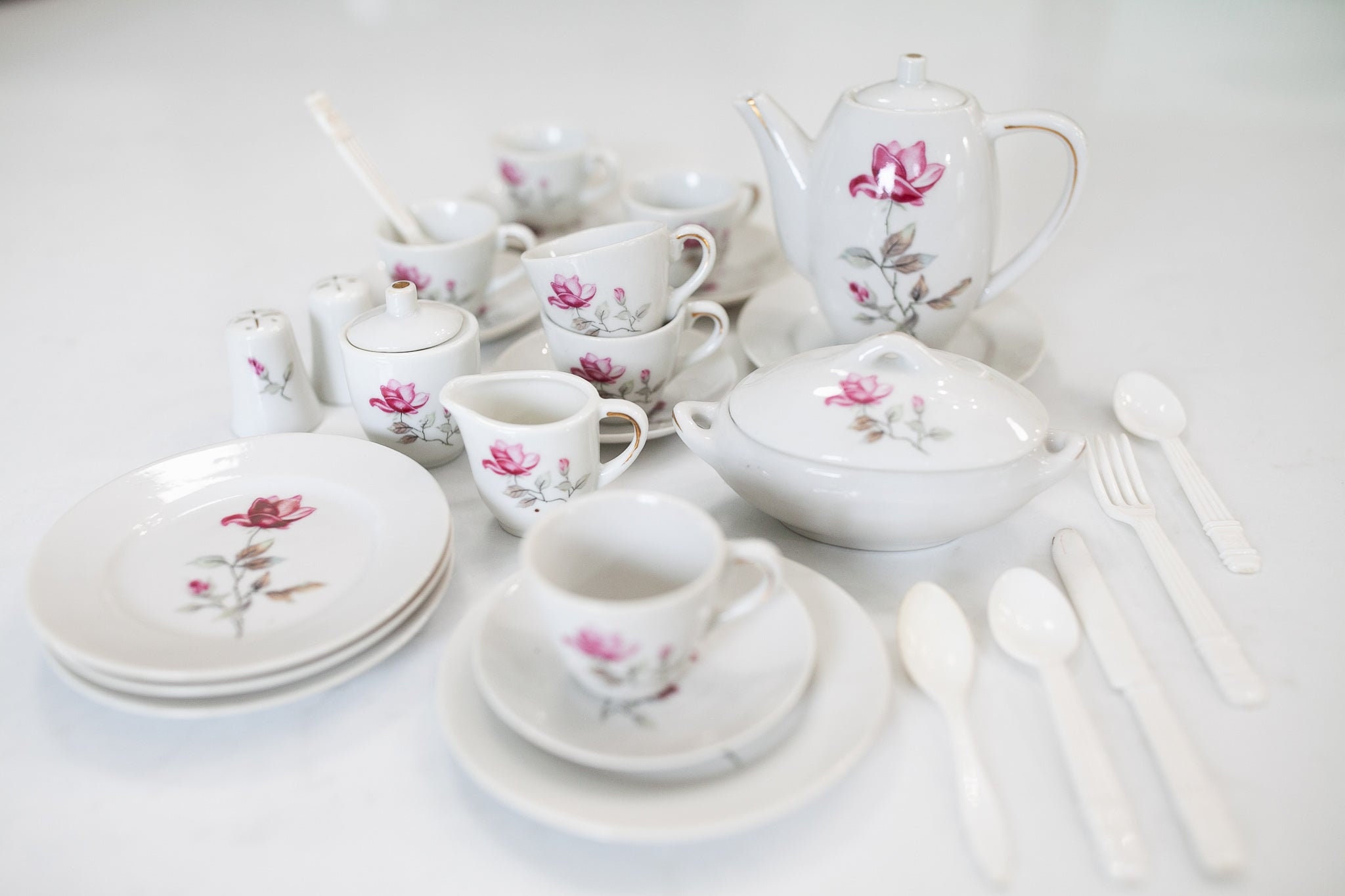 Mini Rose Tea Set - Etsy Singapore