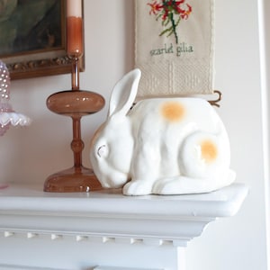 Vintage Bunny Rabbit Planter- Rabbit Planter Made in Japan- Vintage Easter