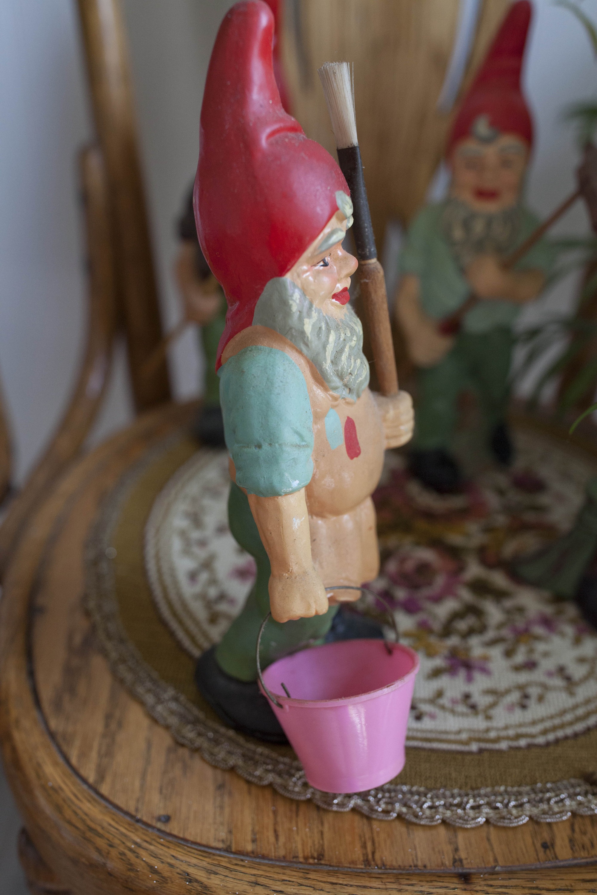 Vintage Gnomes - Garden Gnomes - Nasco Japan Ceramic Gnomes