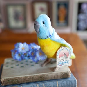 Hansa Original Creation Blue Budgie- Parakeet