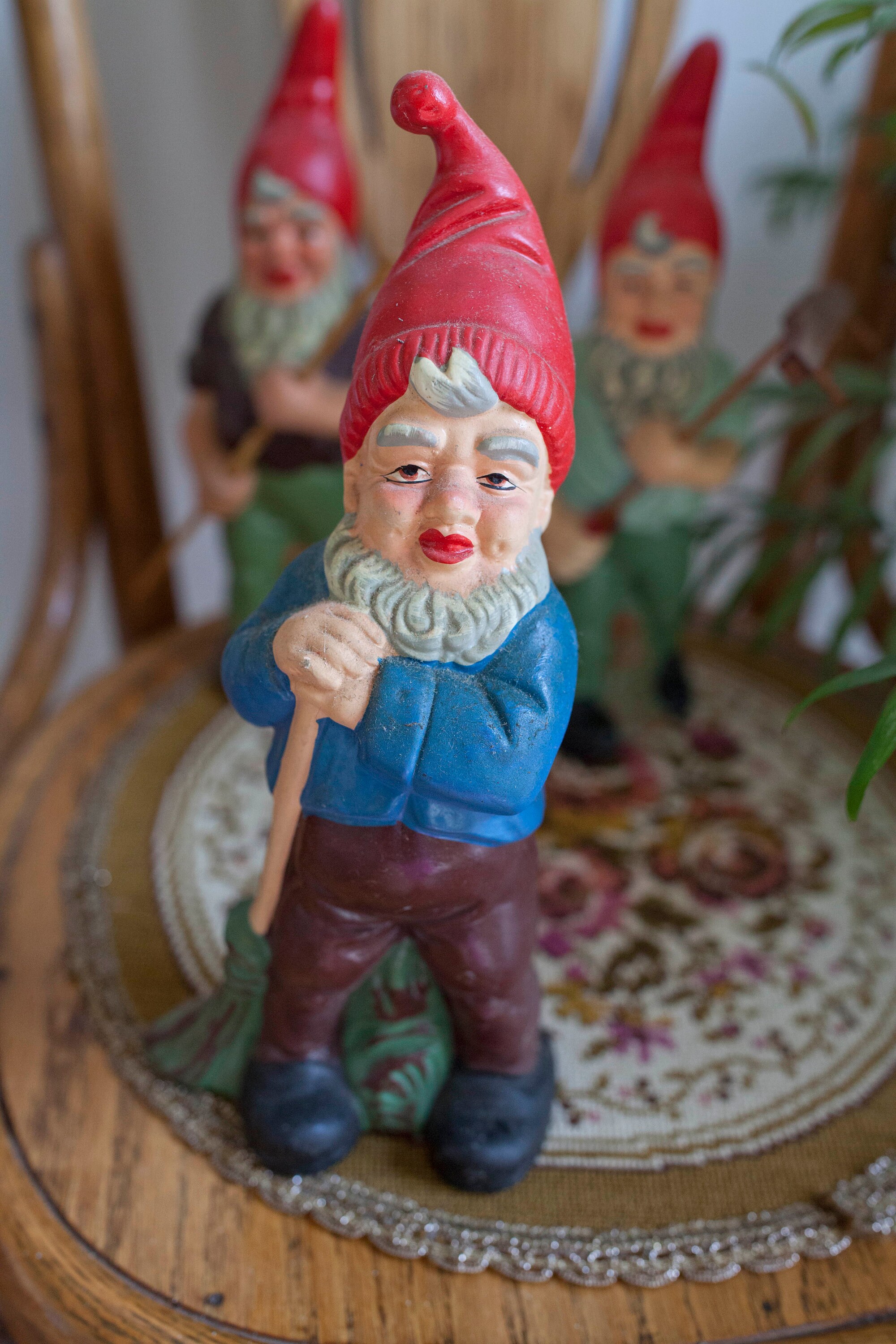 Vintage Gnomes - Garden Gnomes - Nasco Japan Ceramic Gnomes