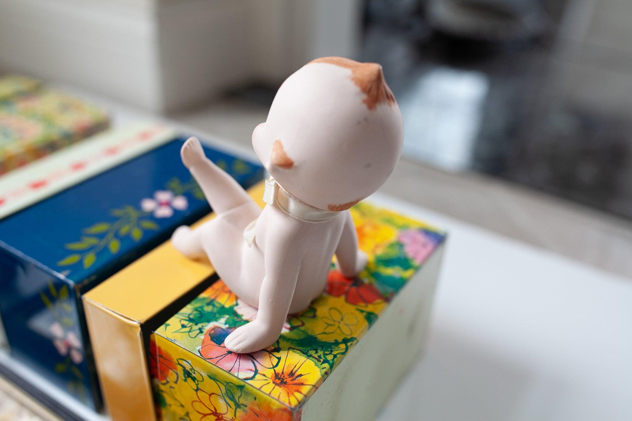 ヴィンテージ ビスク キューピー - 座っているキューピー - Etsy 日本