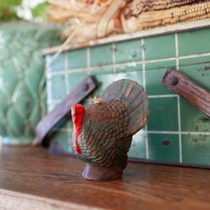 Turkey- Turkey Candle - Thanksgiving Decor