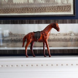 Vintage Leather Horse