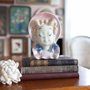 Vintage Head Vase - Pink Lady Head Vase
