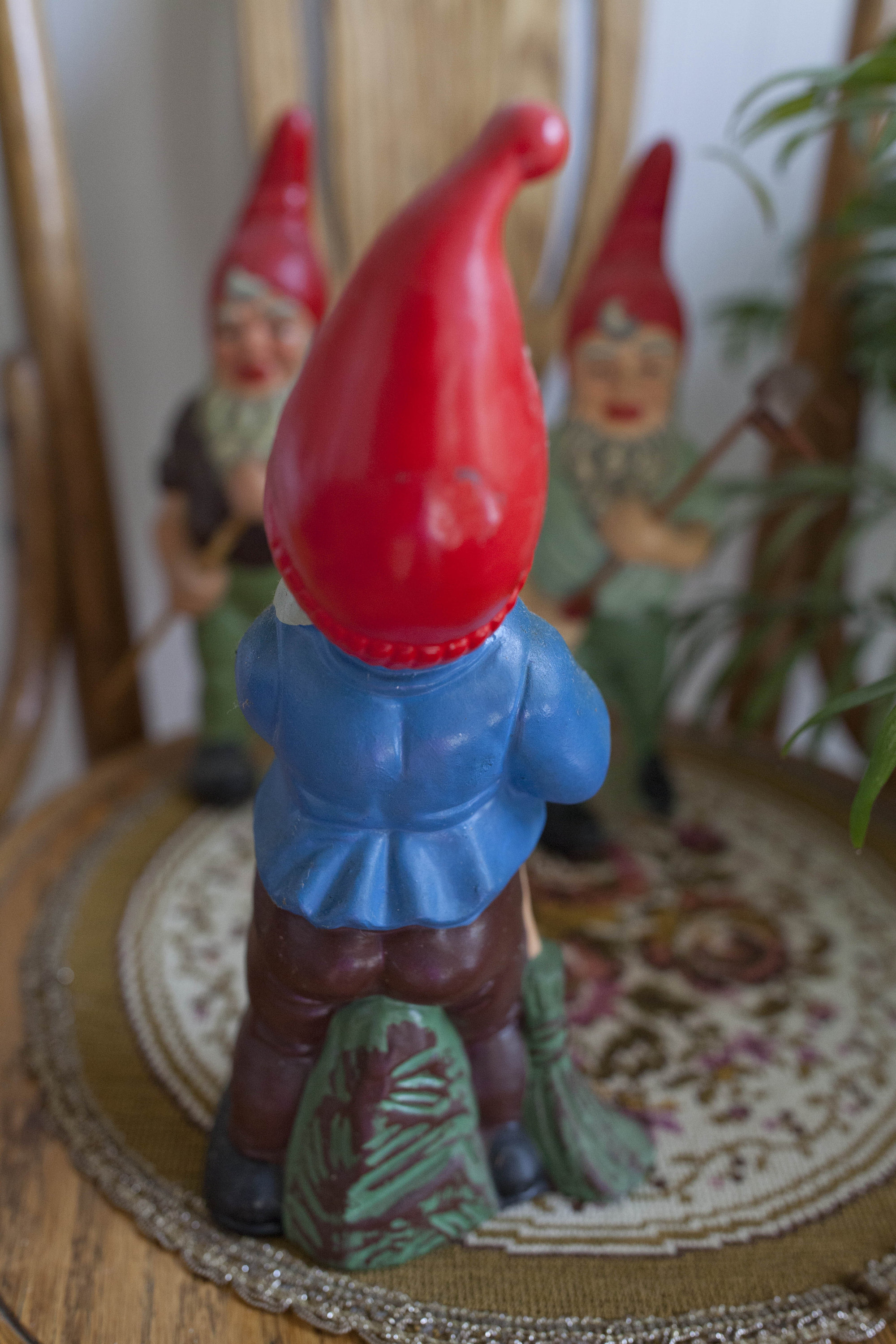 Vintage Gnomes Garden Gnomes Nasco Japan Ceramic Gnomes