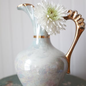 Vintage Pitcher - Lusterware Pitcher -Vase