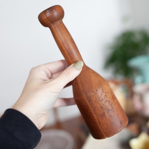 Vintage wood masher-Vintage Kitchen