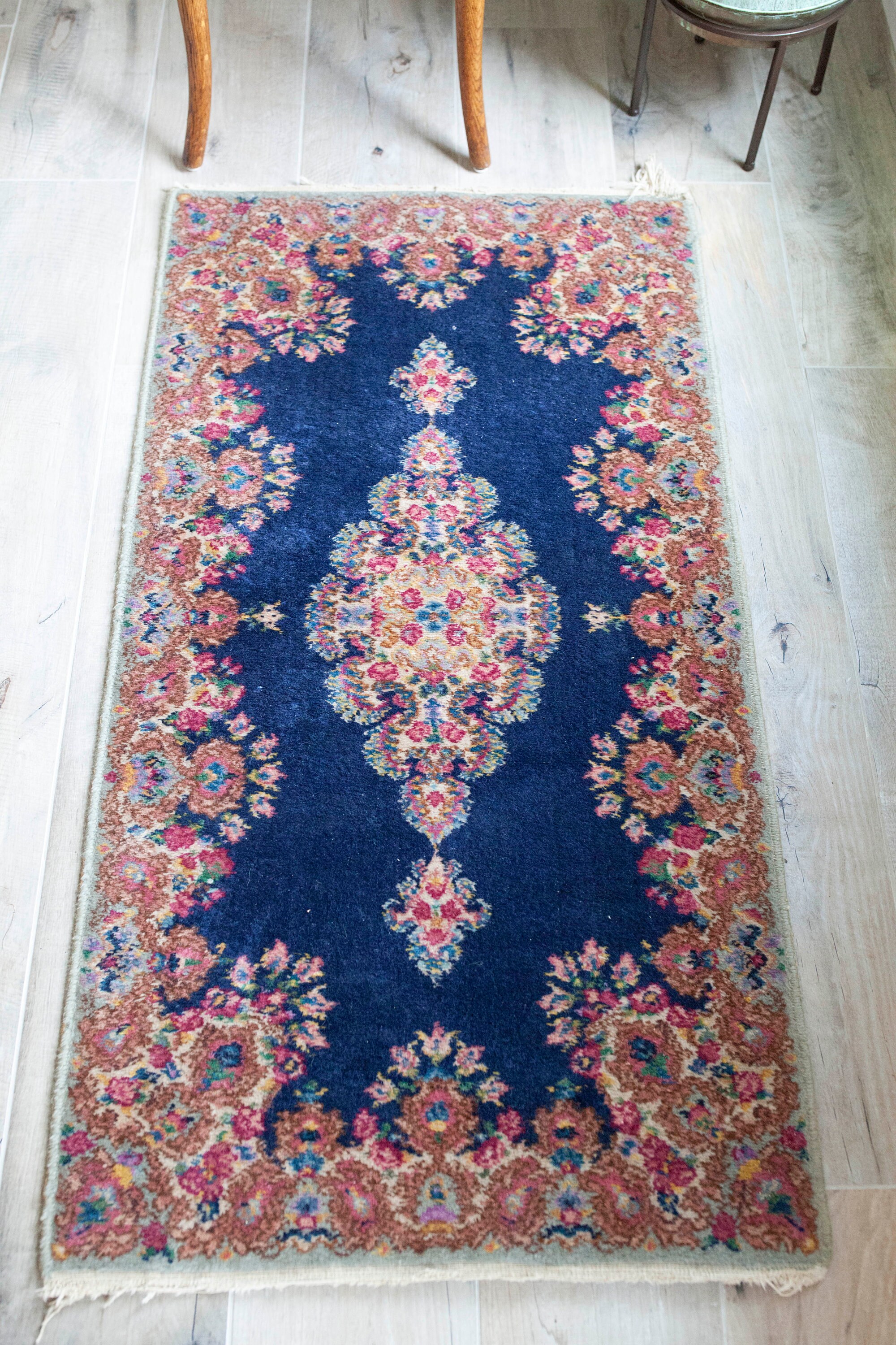 Vintage Karastan Rug 26x48 - Small Decorative Rug- 722 2.2x4 rug