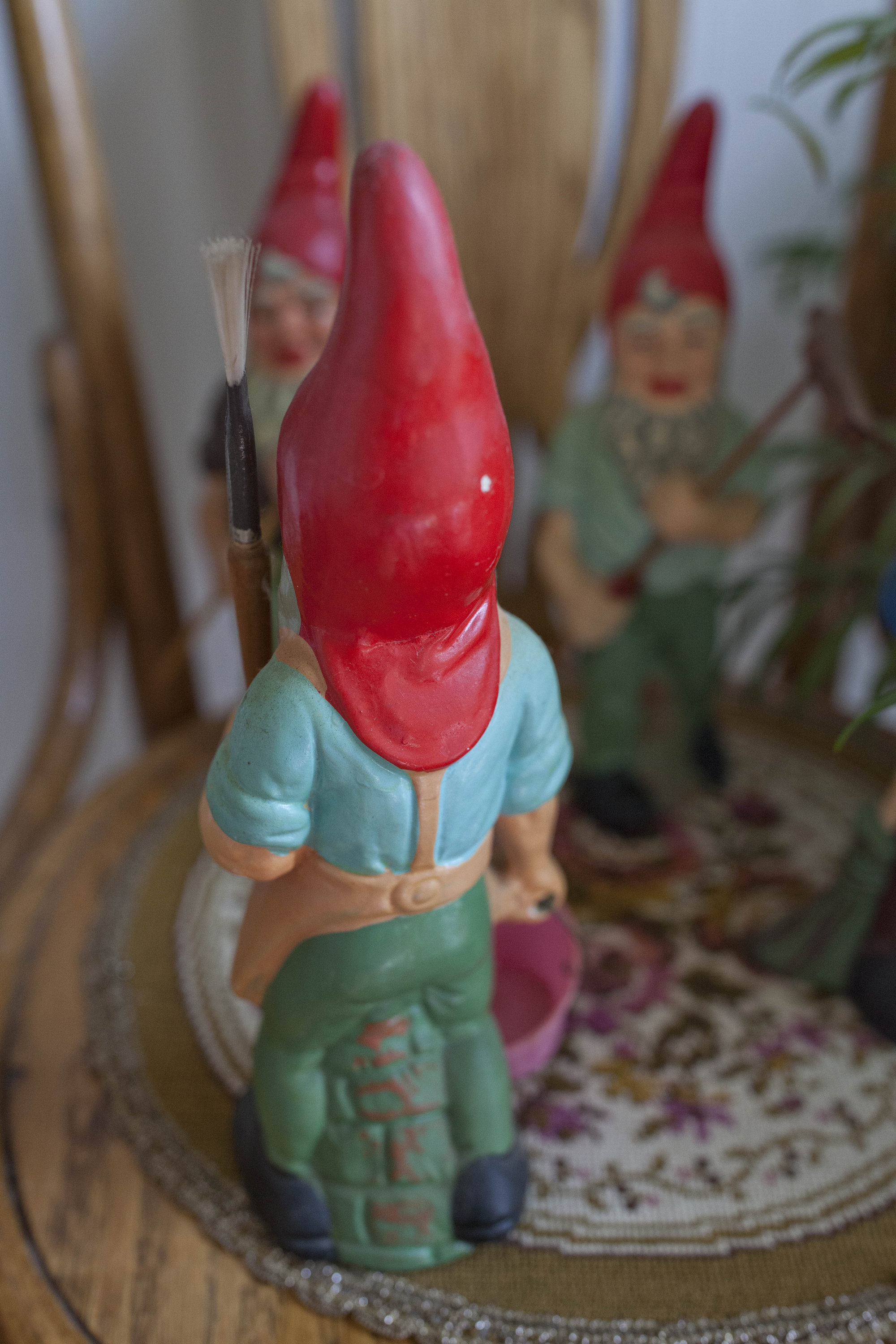 Vintage Gnomes Garden Gnomes Nasco Japan Ceramic Gnomes