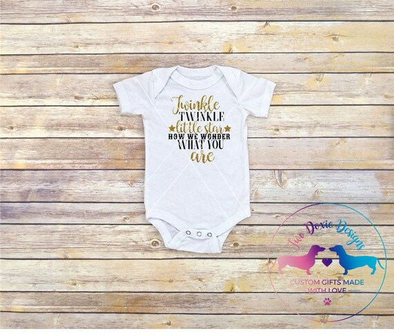 twinkle twinkle little star onesie