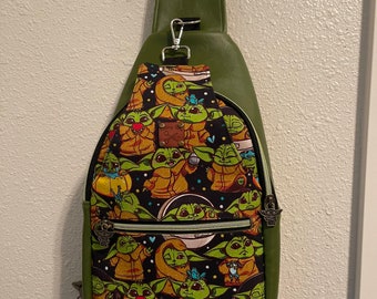 Baby Alien Crossbody Backpack