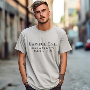 Lawful Evil, Softstyle T-Shirt, Unisex